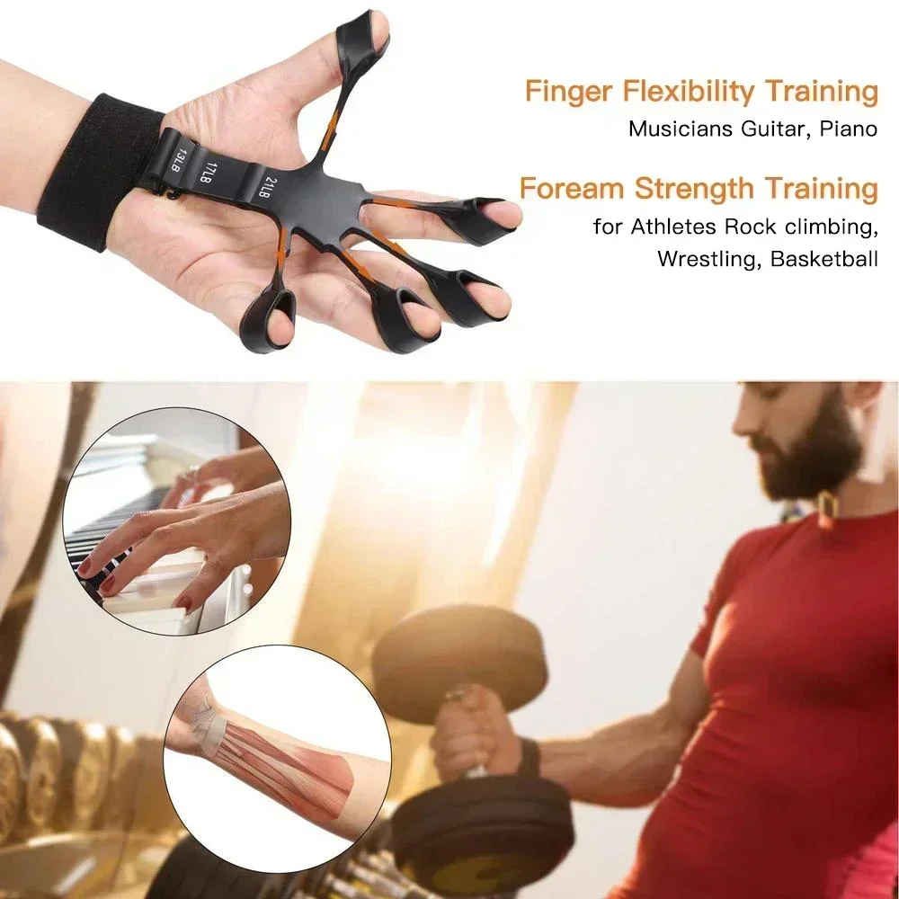 Renforceur de poignée, outils physiques, guitare, entraîneur de doigts, entraînement et exercice, gymnastique, résistance au 6ème niveau, extenseur de Gripster - AliExpress 18 – Image 5