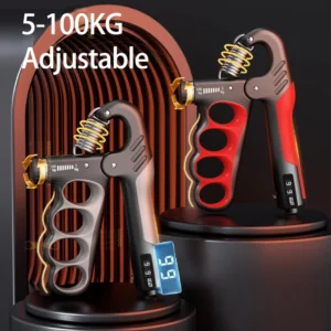Extenseur de poignet de gymnastique, force de préhension, renforcement des mains, récupération musculaire réglable, exercice de force des mains, 5-60/100/150kg - AliExpress 18
