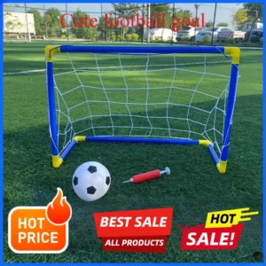 Ensemble de but de Football jouet intérieur/extérieur Portable 44x25cm-Micro pompe à filet de Football et balle léger parc d'entraînement pour enfants jeux de plage - AliExpress 18